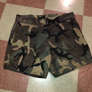 Birdwell Britches camo board shorts swim 34